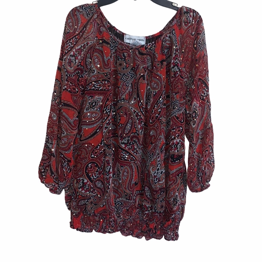 Cathy Daniels Womens Blouse